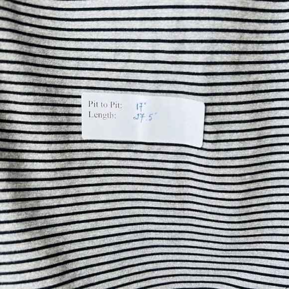❤️ Lululemon AweSoma Henley , gray/navy stripes, Size 6 E39 - Picture 6 of 8